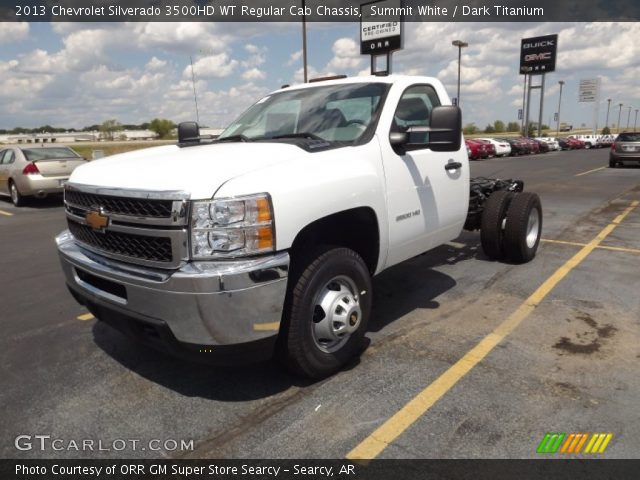 2013 Chevrolet Silverado 3500HD WT Regular Cab Chassis in Summit White