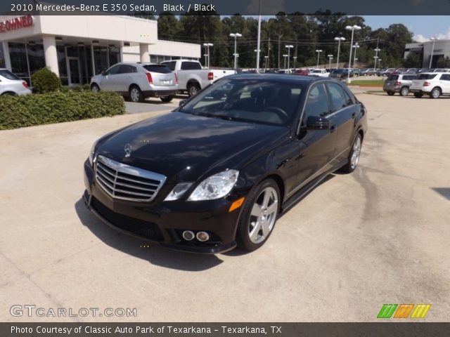 2010 Mercedes-Benz E 350 Sedan in Black