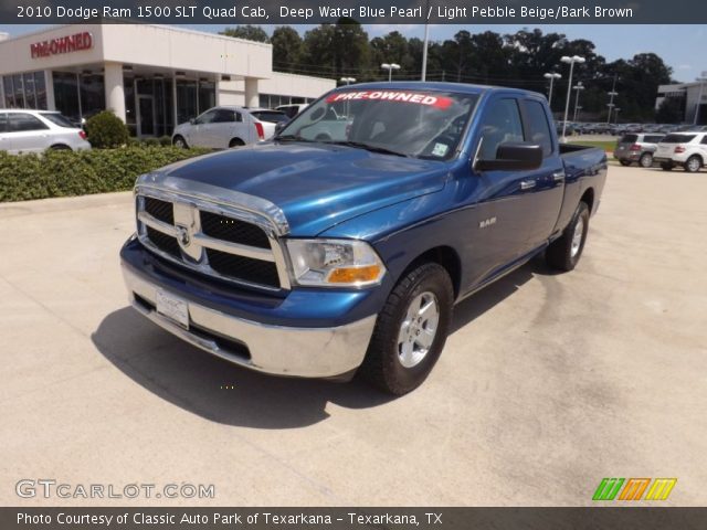 2010 Dodge Ram 1500 SLT Quad Cab in Deep Water Blue Pearl