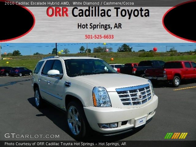 2010 Cadillac Escalade Hybrid AWD in White Diamond