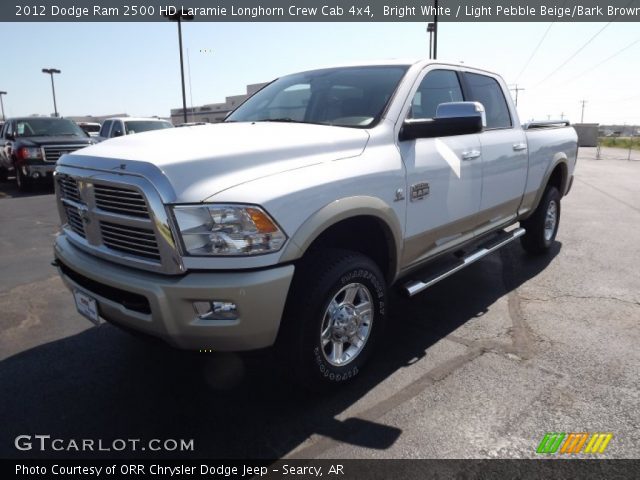 2012 Dodge Ram 2500 HD Laramie Longhorn Crew Cab 4x4 in Bright White