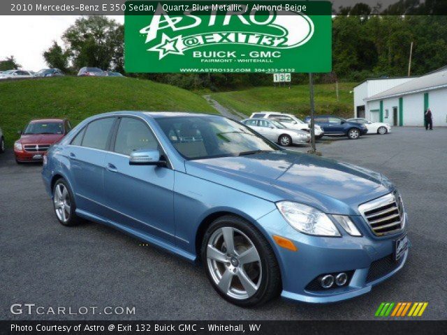 2010 Mercedes-Benz E 350 Sedan in Quartz Blue Metallic