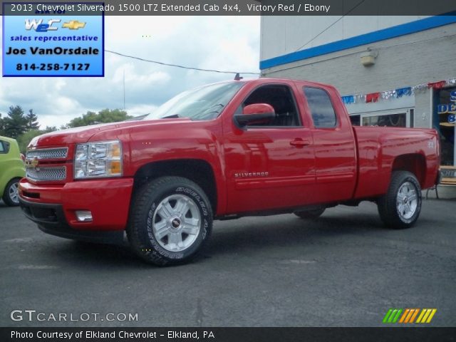 2013 Chevrolet Silverado 1500 LTZ Extended Cab 4x4 in Victory Red