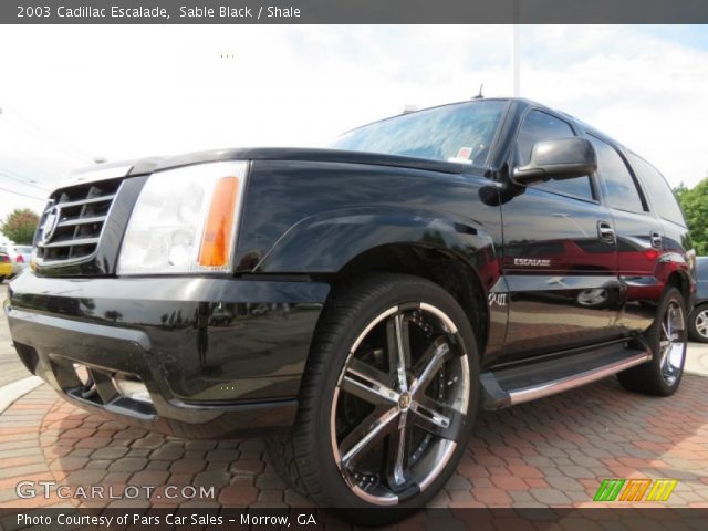 2003 Cadillac Escalade  in Sable Black
