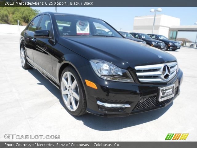 2013 Mercedes-Benz C 250 Sport in Black