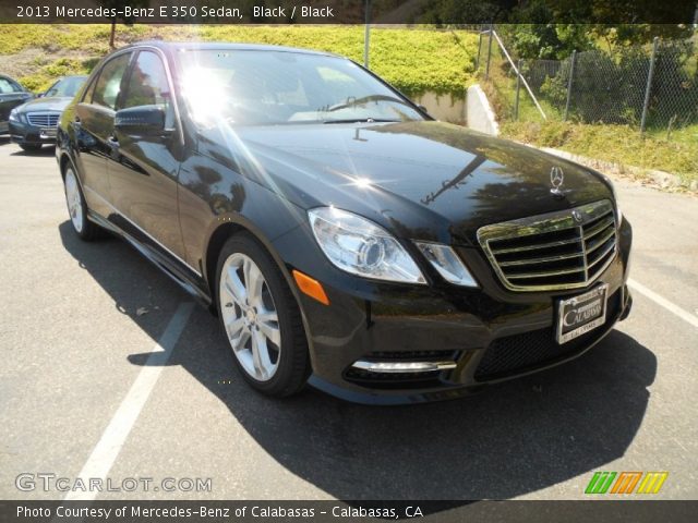 2013 Mercedes-Benz E 350 Sedan in Black