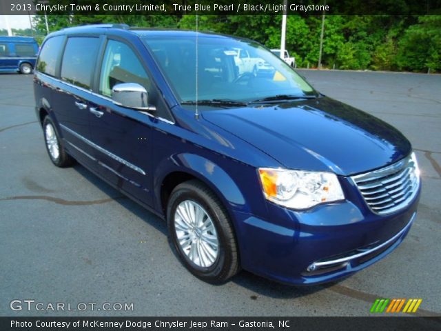 2013 Chrysler Town & Country Limited in True Blue Pearl