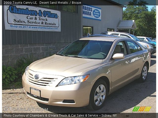 2009 Toyota Camry LE in Desert Sand Metallic