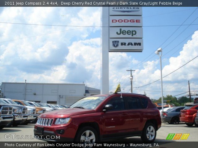 2011 Jeep Compass 2.4 4x4 in Deep Cherry Red Crystal Pearl