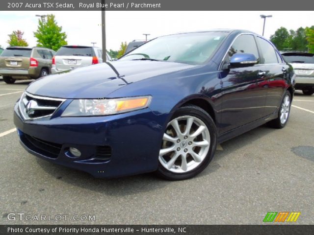2007 Acura TSX Sedan in Royal Blue Pearl