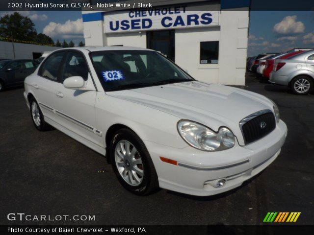 2002 Hyundai Sonata GLS V6 in Noble White