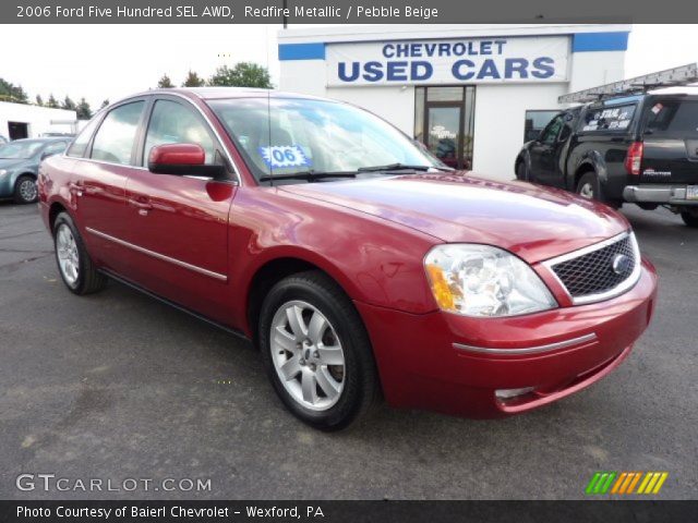 2006 Ford Five Hundred SEL AWD in Redfire Metallic