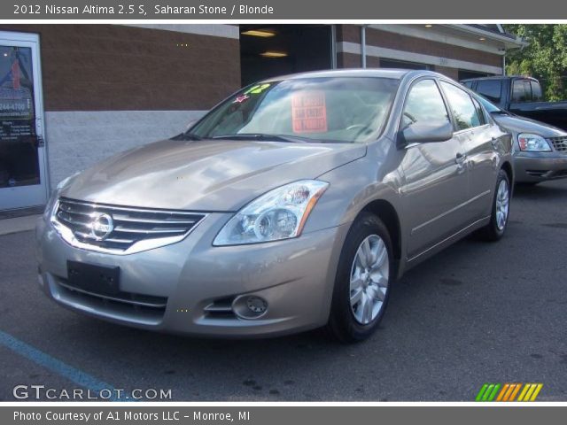 2012 Nissan Altima 2.5 S in Saharan Stone