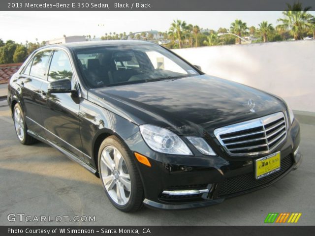 2013 Mercedes-Benz E 350 Sedan in Black