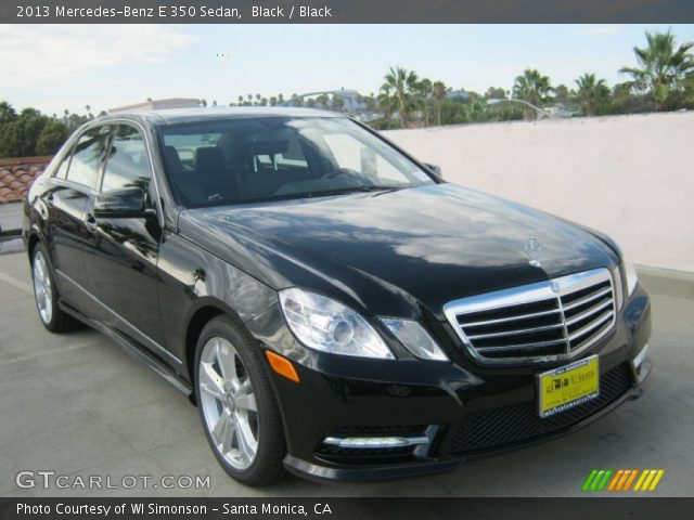 2013 Mercedes-Benz E 350 Sedan in Black