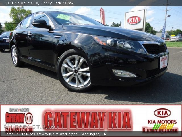 2011 Kia Optima EX in Ebony Black