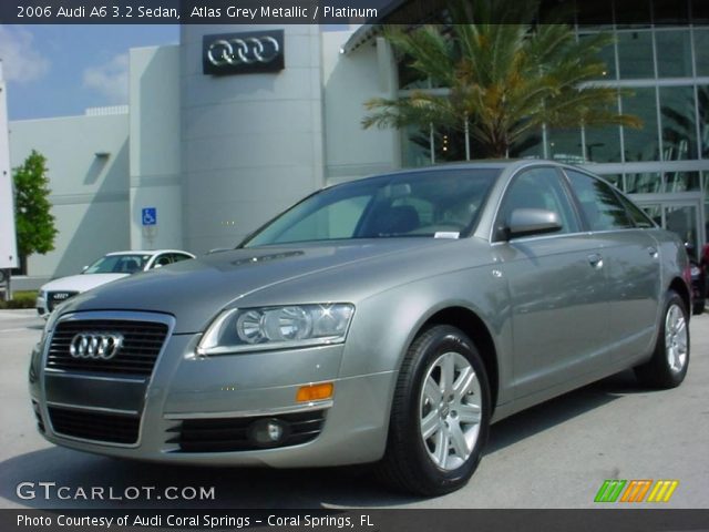 2006 Audi A6 3.2 Sedan in Atlas Grey Metallic
