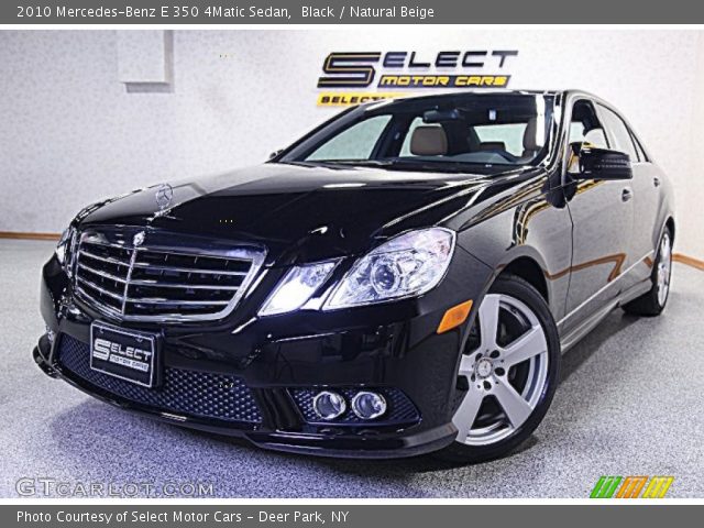 2010 Mercedes-Benz E 350 4Matic Sedan in Black