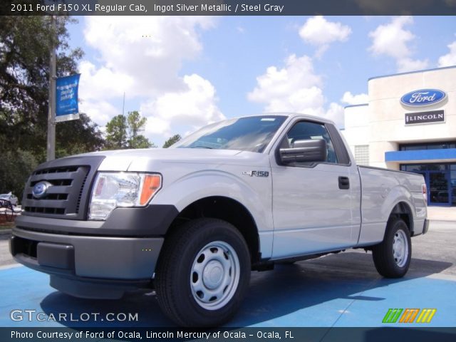 2011 Ford F150 XL Regular Cab in Ingot Silver Metallic