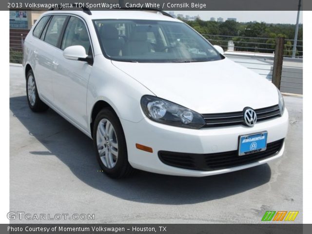 2013 Volkswagen Jetta TDI SportWagen in Candy White