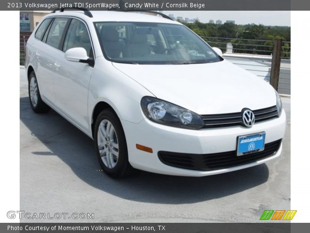 2013 Volkswagen Jetta TDI SportWagen in Candy White