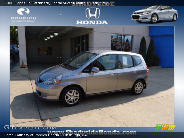 2008 Honda Fit Hatchback in Storm Silver Metallic