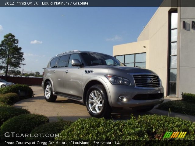2012 Infiniti QX 56 in Liquid Platinum