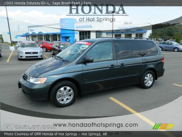 2003 Honda Odyssey EX-L in Sage Brush Pearl