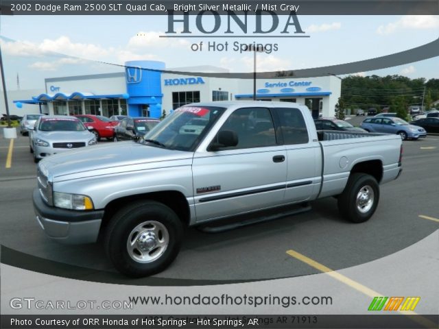 2002 Dodge Ram 2500 SLT Quad Cab in Bright Silver Metallic
