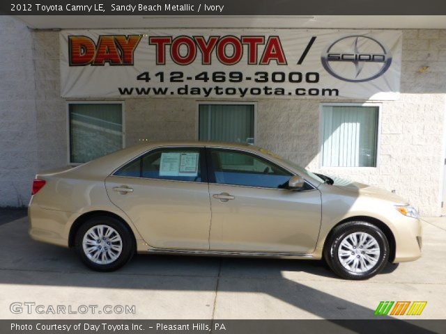 2012 Toyota Camry LE in Sandy Beach Metallic