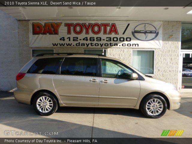 2010 Toyota Sienna XLE in Desert Sand Mica