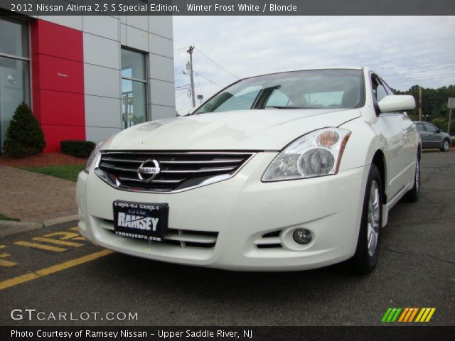 2012 Nissan Altima 2.5 S Special Edition in Winter Frost White