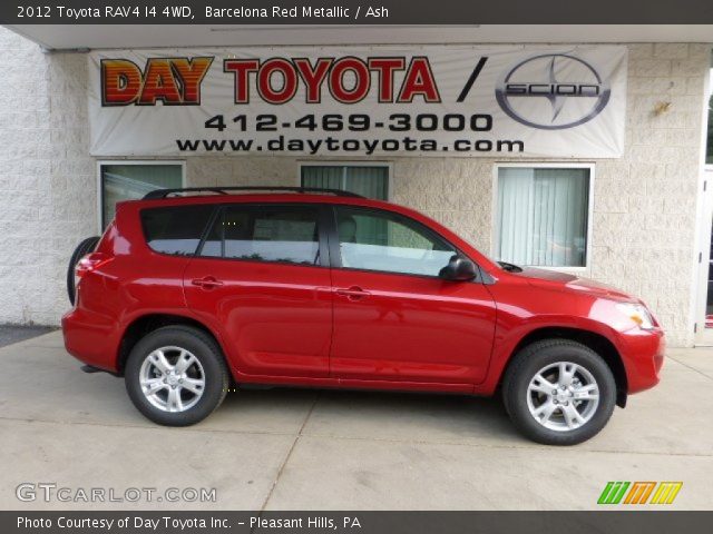 2012 Toyota RAV4 I4 4WD in Barcelona Red Metallic