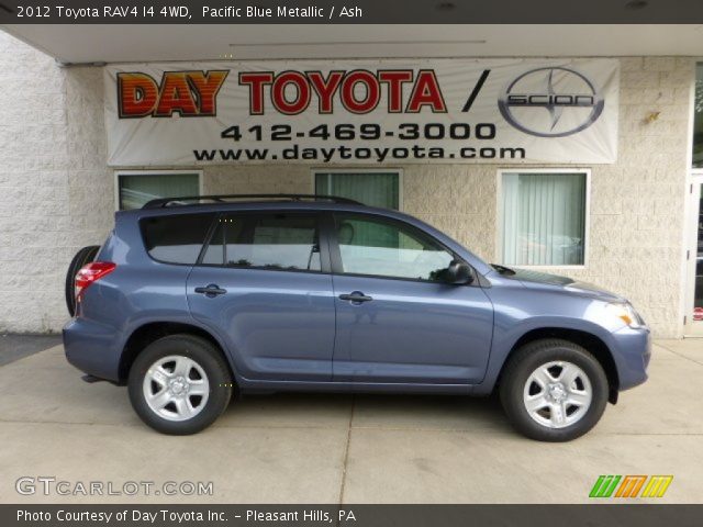 2012 Toyota RAV4 I4 4WD in Pacific Blue Metallic