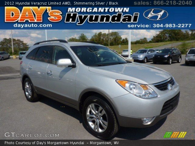 2012 Hyundai Veracruz Limited AWD in Shimmering Silver