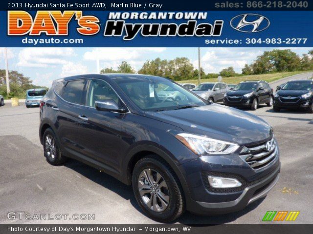 2013 Hyundai Santa Fe Sport AWD in Marlin Blue