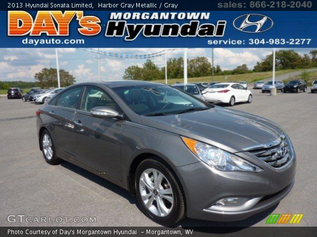 2013 Hyundai Sonata Limited in Harbor Gray Metallic