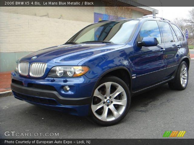2006 BMW X5 4.8is in Le Mans Blue Metallic