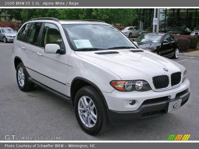 2006 BMW X5 3.0i in Alpine White