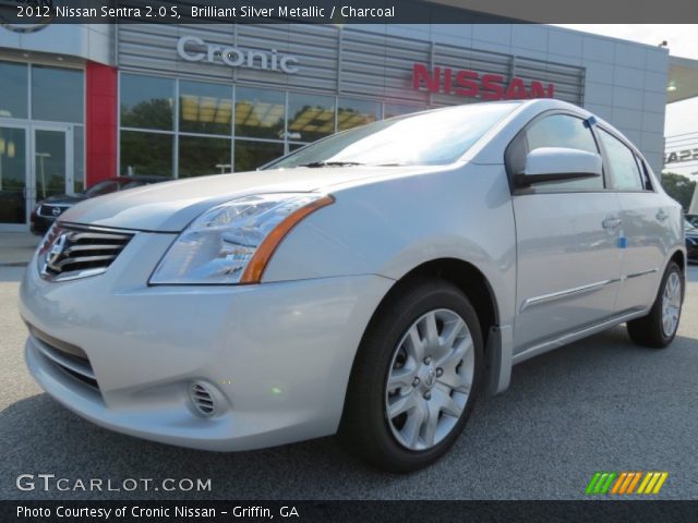 2012 Nissan Sentra 2.0 S in Brilliant Silver Metallic