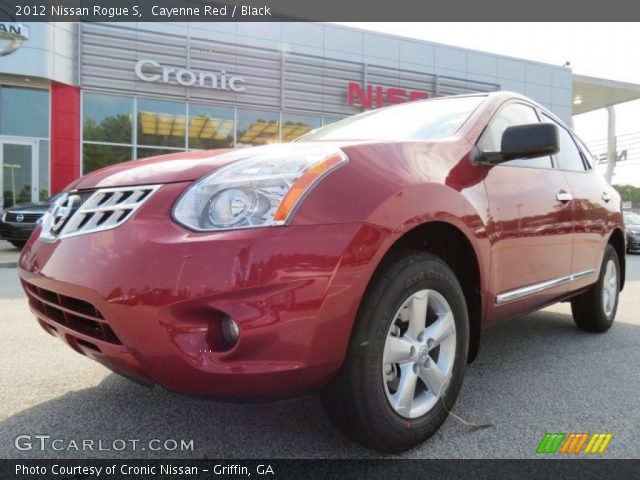 2012 Nissan Rogue S in Cayenne Red