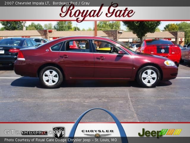 2007 Chevrolet Impala LT in Bordeaux Red
