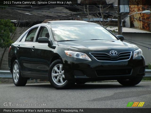 2011 Toyota Camry LE in Spruce Green Mica