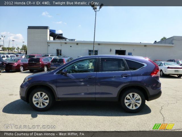 2012 Honda CR-V EX 4WD in Twilight Blue Metallic