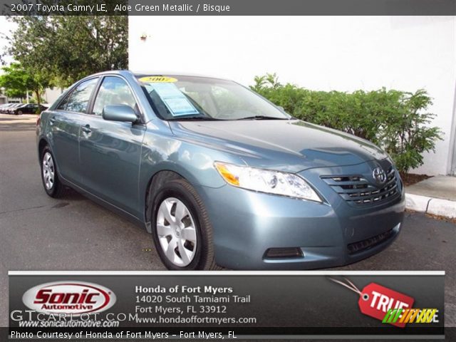 2007 Toyota Camry LE in Aloe Green Metallic