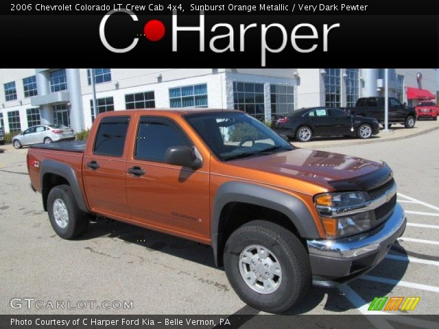 2006 Chevrolet Colorado LT Crew Cab 4x4 in Sunburst Orange Metallic