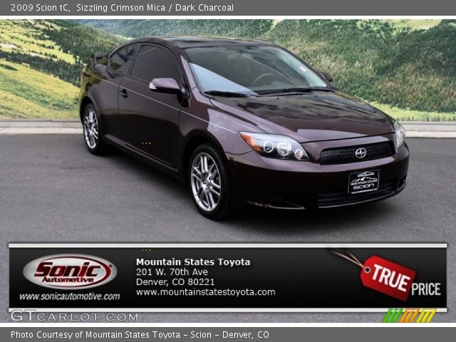 2009 Scion tC  in Sizzling Crimson Mica