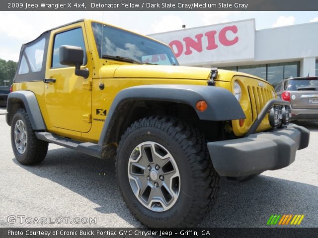 2009 Jeep Wrangler X 4x4 in Detonator Yellow