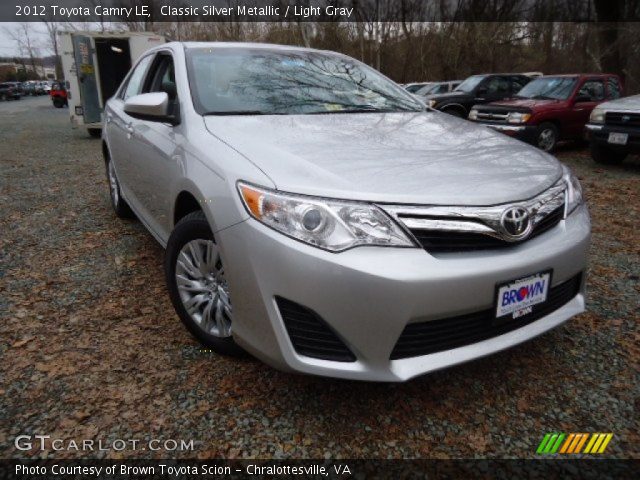 2012 Toyota Camry LE in Classic Silver Metallic