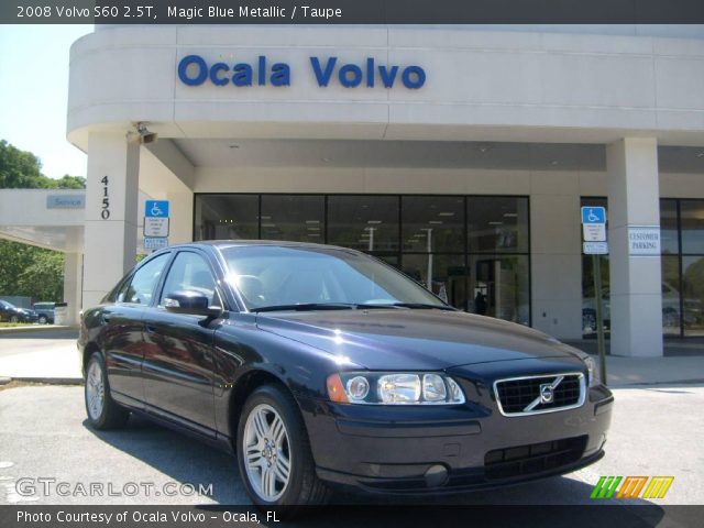 2008 Volvo S60 2.5T in Magic Blue Metallic